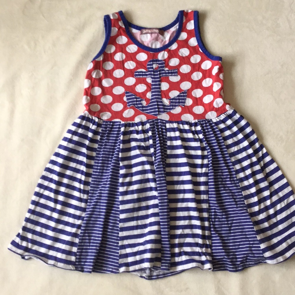 Girls 4th of July Dress and skirt bundle sz7 - Picture 2 of 6